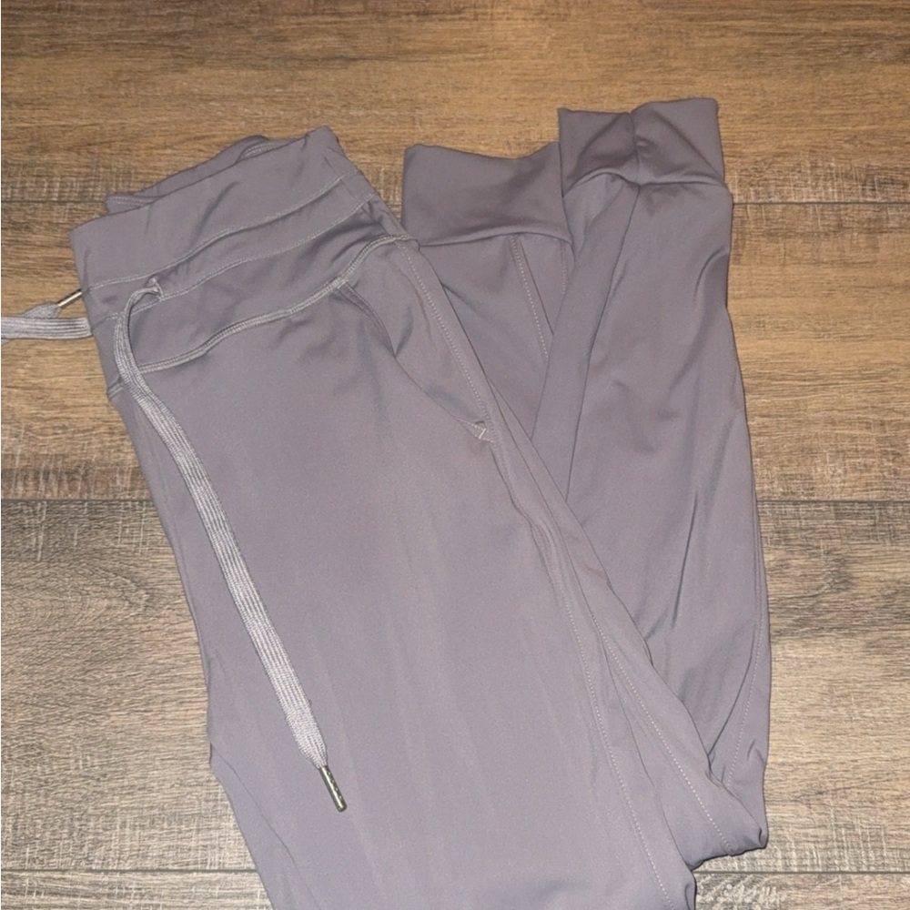 HALARA Gray Track Pants with Relaxed Fit and Elastic Waistband